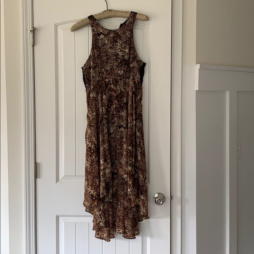 Cheetah print dress